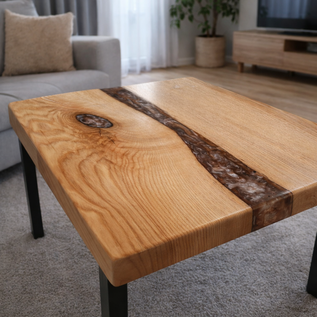 Blat z żywicą -brąz