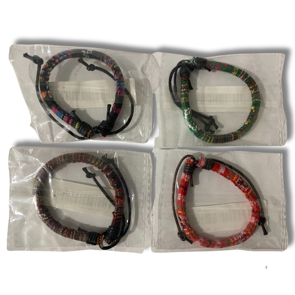 Braided Leather Bracelet – Handcrafted Ethnic Wristband