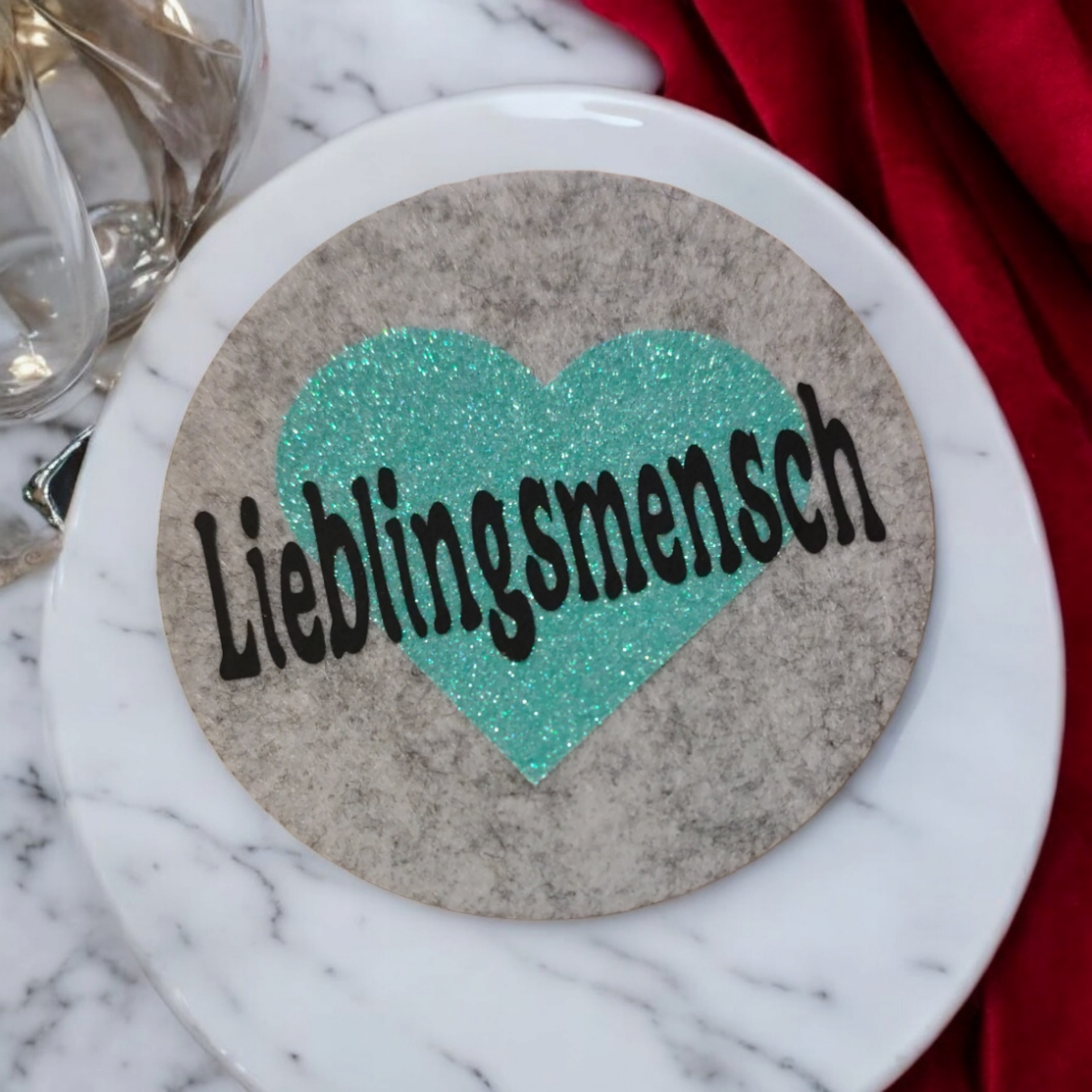 Nr.23 Filzuntersetzer 10 cm Durchmesser