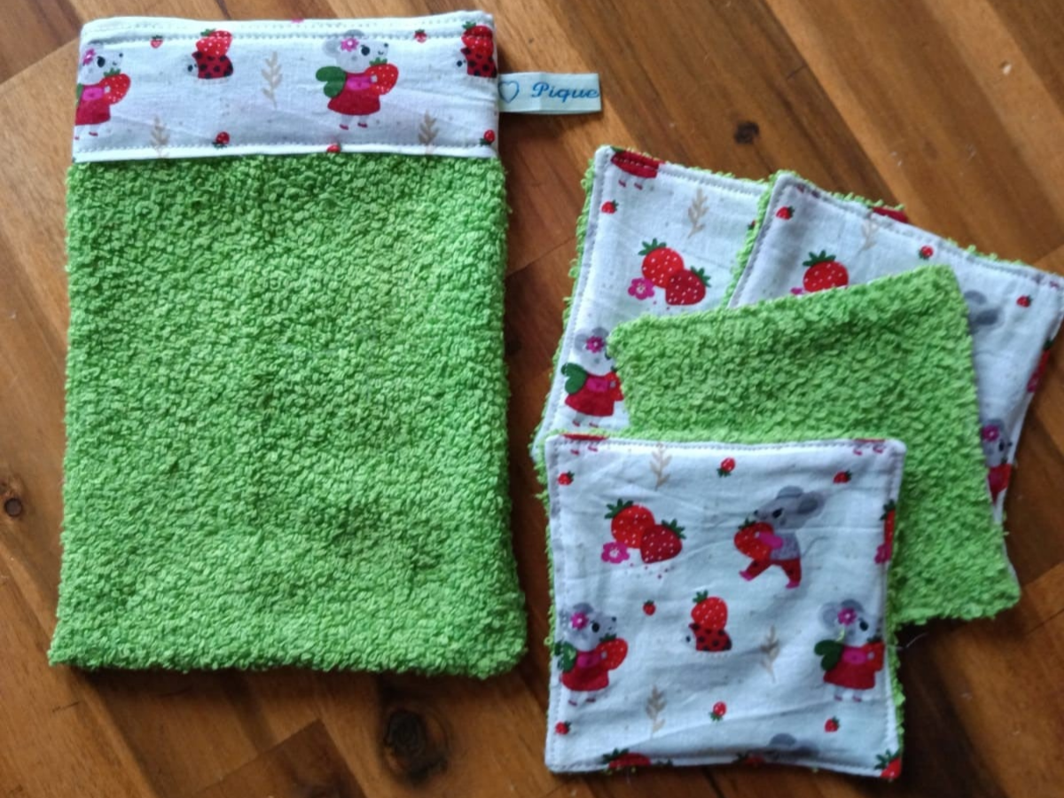 Lingettes et gant Jardin