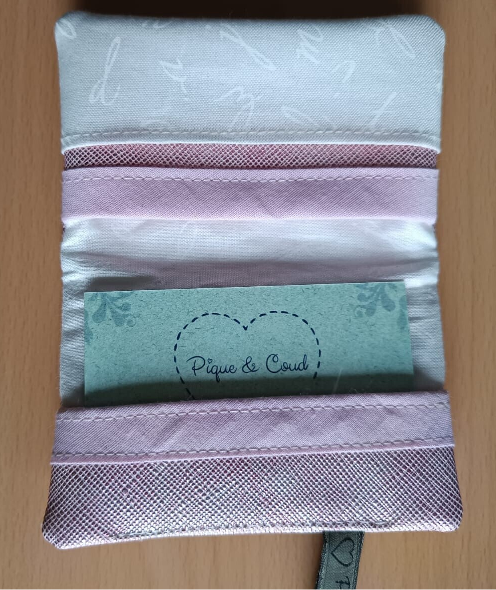 Porte cartes Rosa.