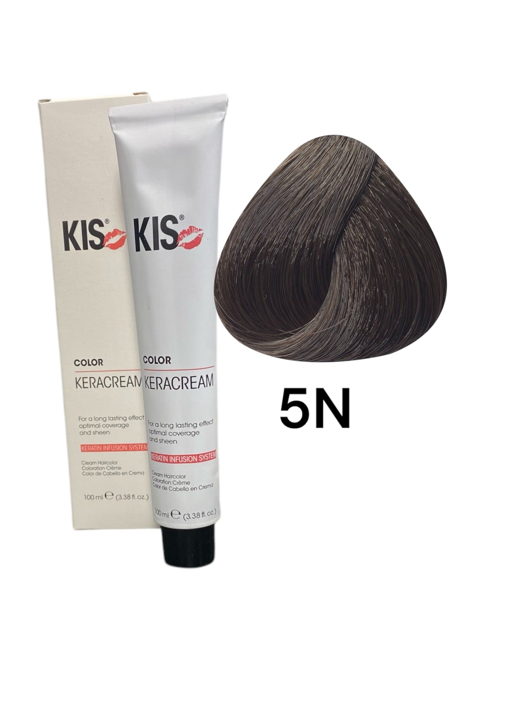KIS 5N - Lichtbruin KeraCream Color Haarverf 100ml.
