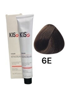 KIS 6E - Donker Blondespresso KeraCream Color Haarverf 100ml.