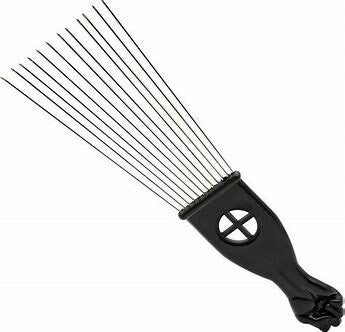 Superfijne kam voor alle soorten haar. krullend haar, afro haar