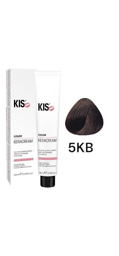 KIS 5KB - Koper Hazelnoot KeraCream Color Haarverf 100ml.