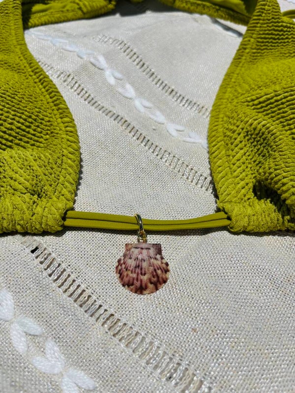 Pink & White bikini charm