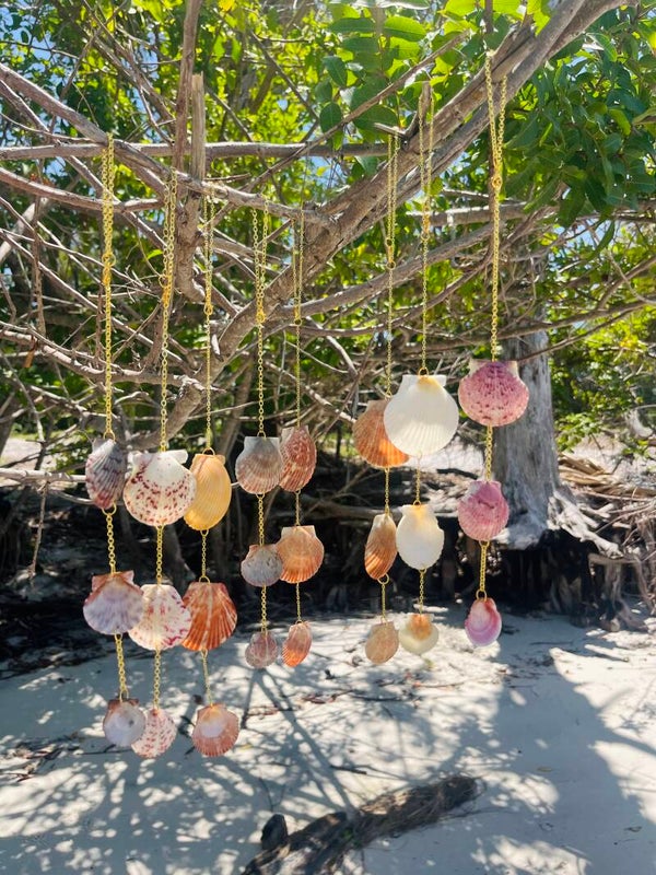 Seashell car chimes