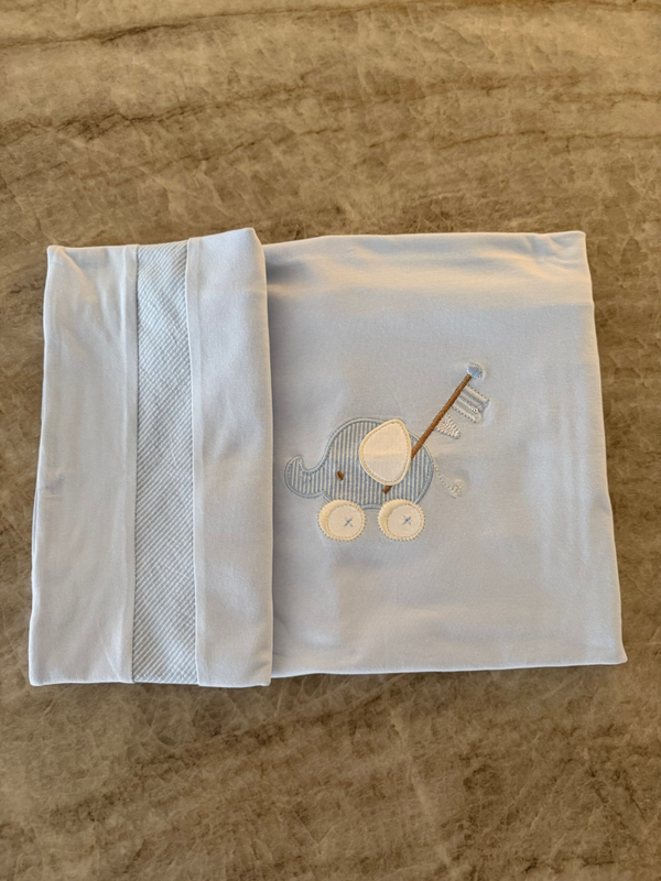 EMC - wikkeldoek blue elephant