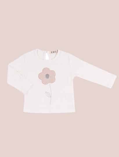 EMC - longsleeve beige flower