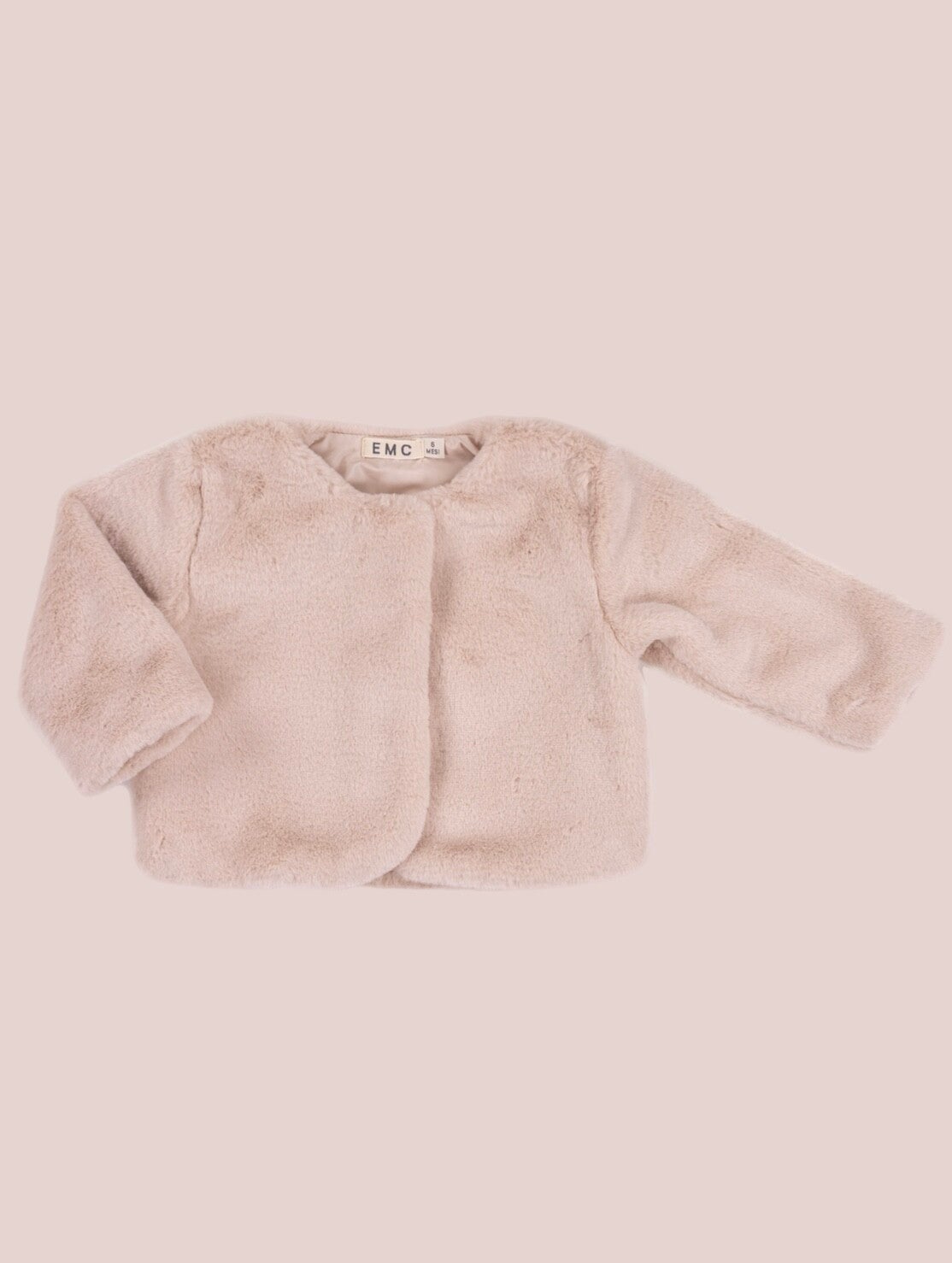 EMC - faux fur jas beige