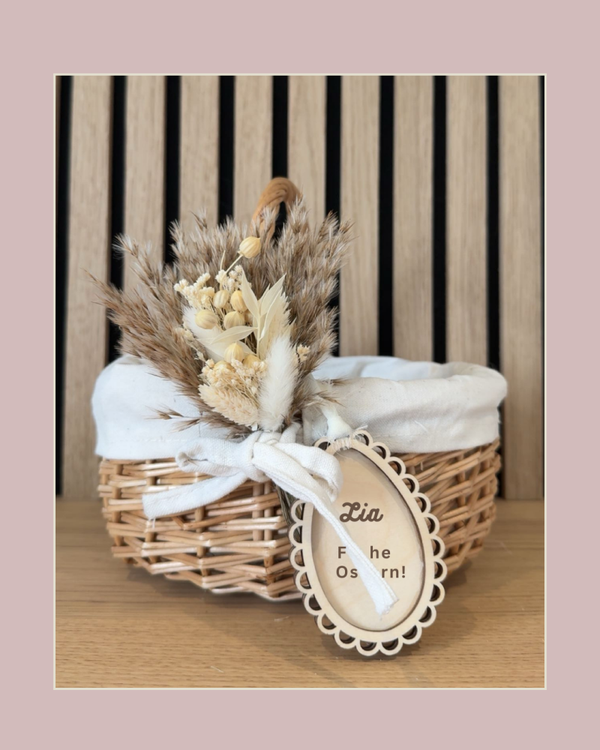 Wunderschönes Oster-Körbchen, Weidenkorb