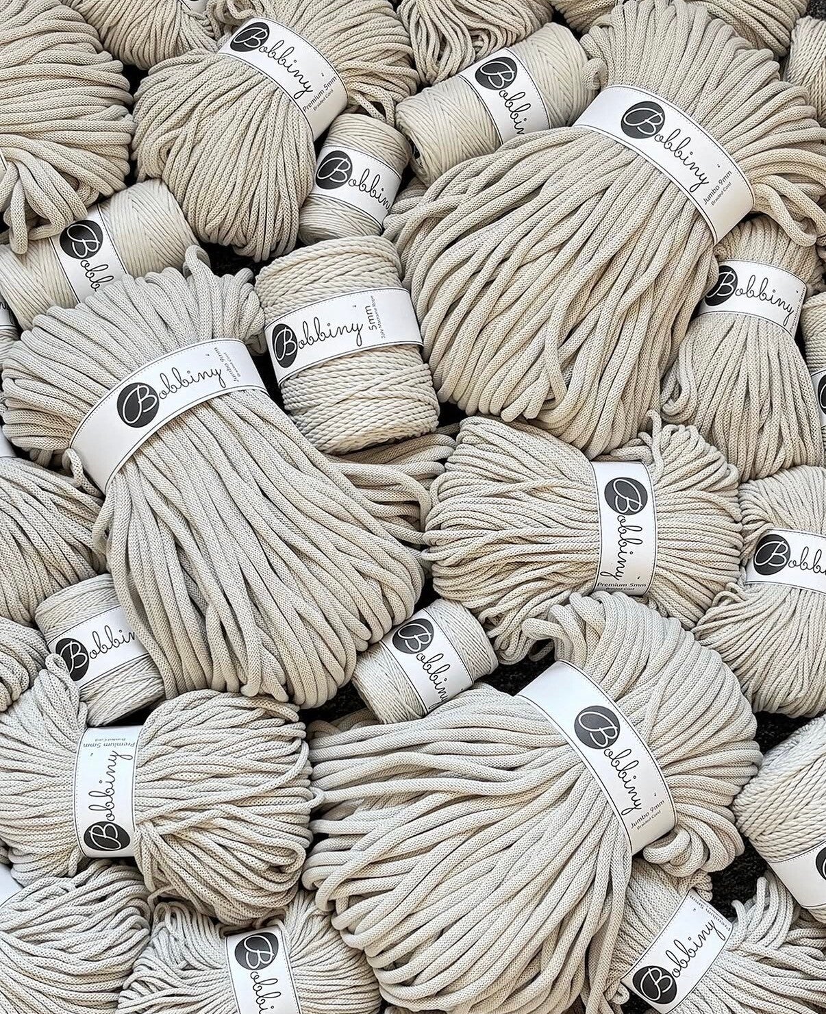 🧶 Bobbiny Flechtkordel 5 mm – hochwertige Baumwollkordel für kreative DIY-Projekte