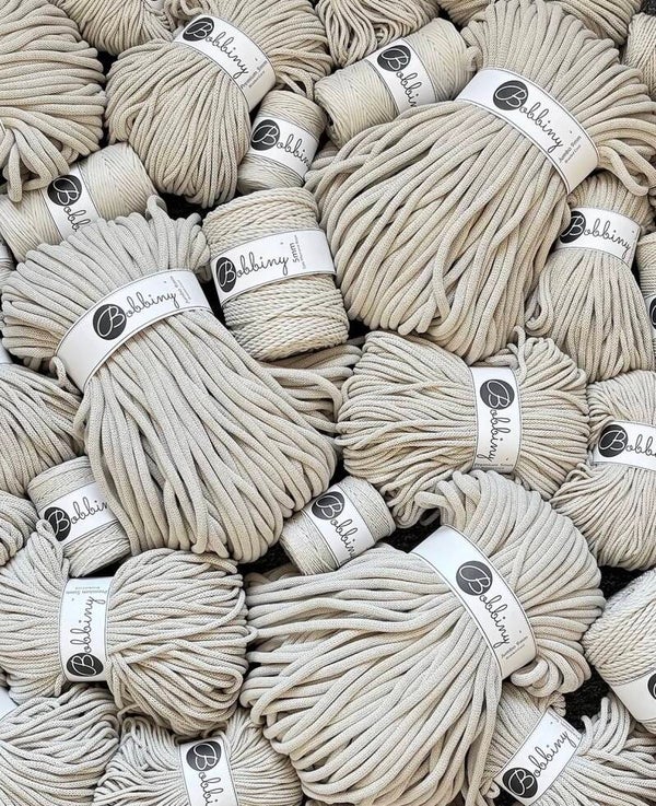 🧶 Bobbiny Flechtkordel 5 mm – hochwertige Baumwollkordel für kreative DIY-Projekte