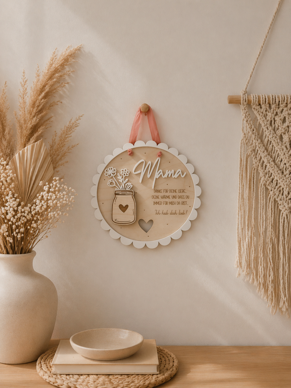 🎀 Muttertags-Geschenk 🎀 liebevolles Wandbild