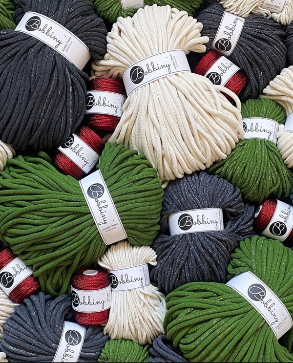 🧶 Bobbiny Flechtkordel 5 mm – hochwertige Baumwollkordel für kreative DIY-Projekte