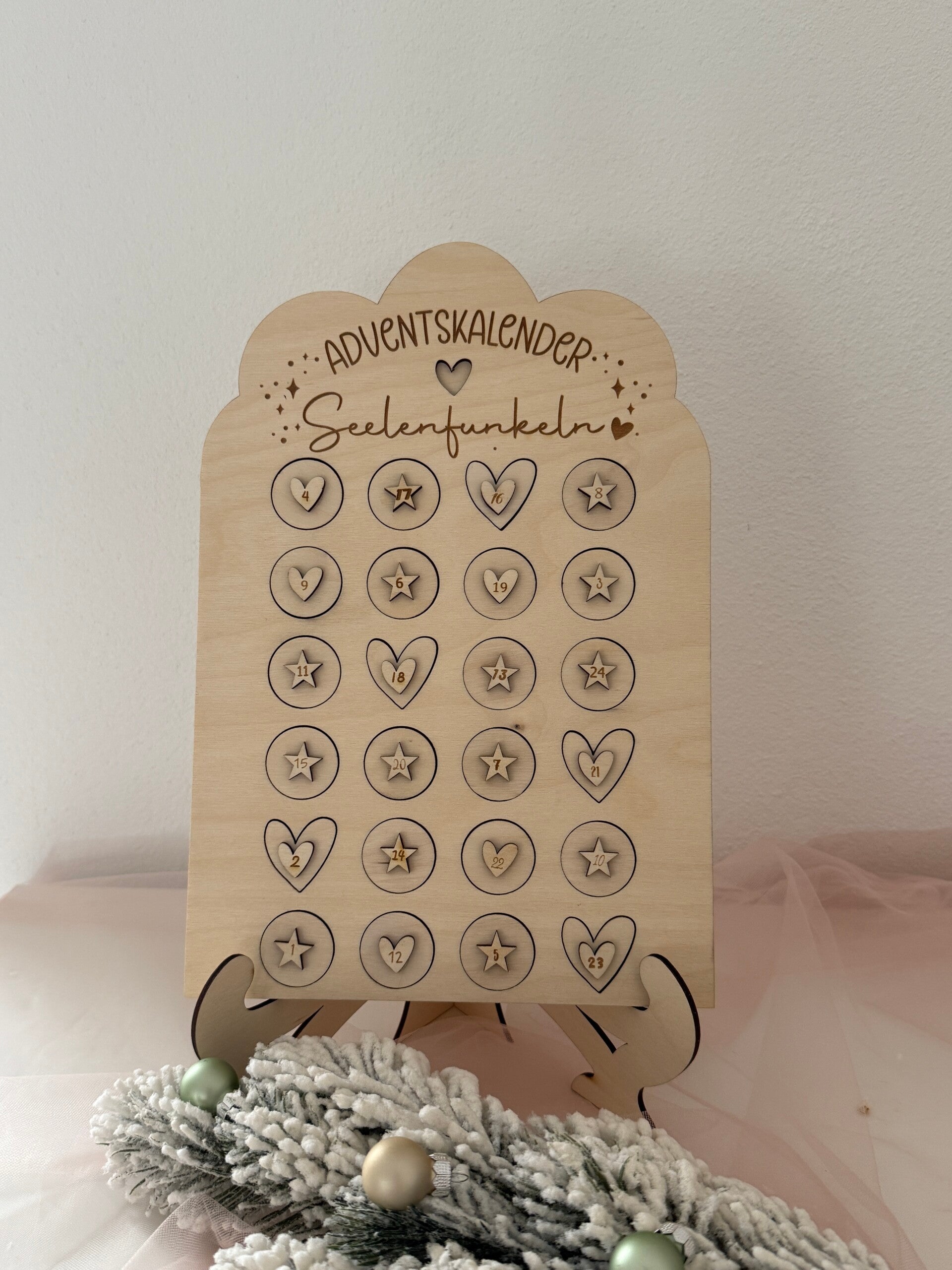 🌟 Adventskalender Seelenfunkeln – 24 kleine Botschaften für dein Herz ✨