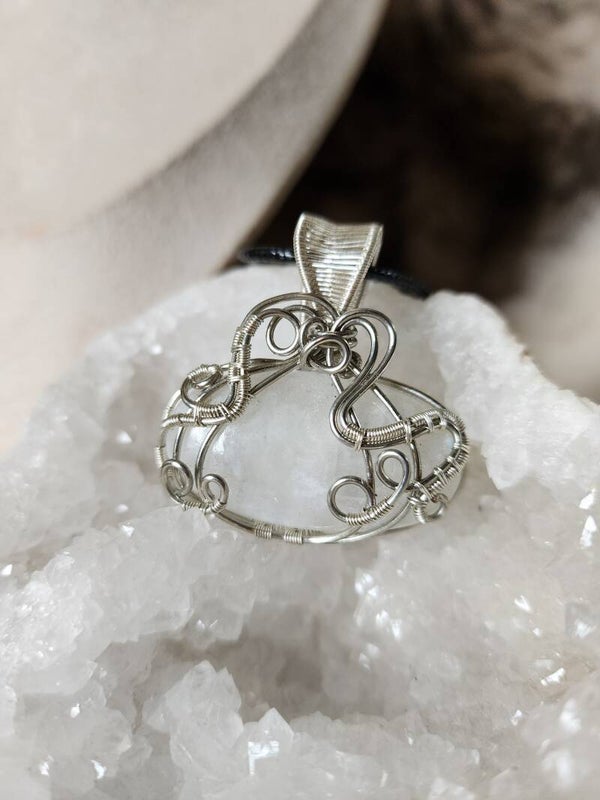 Citrouille de Givre | Pierre de Lune Arc-en-ciel