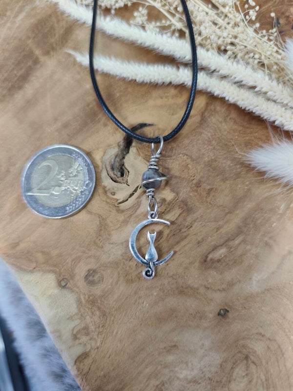 Mini Lune de Chat | Labradorite