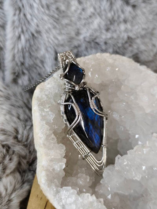 Talisman Elfique | Labradorite Bleue
