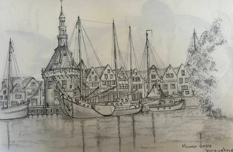 Hoorn haven Schets