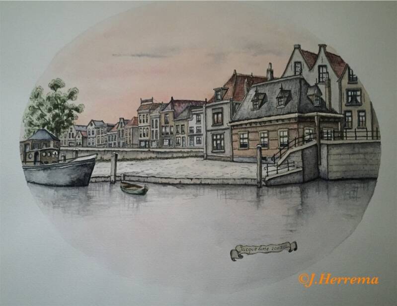 Pentekening Bergen op Zoom