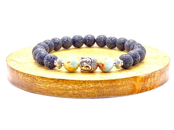 Buddha silber