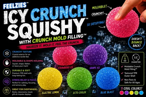 Feelzies Icy Crunch Squishy
