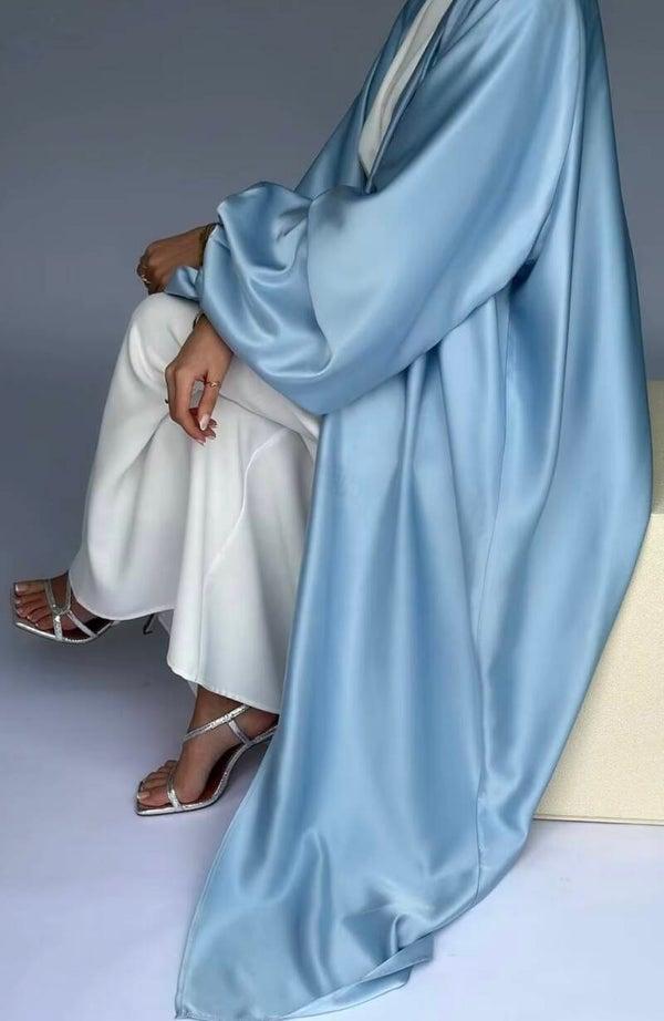 Light blue abaya