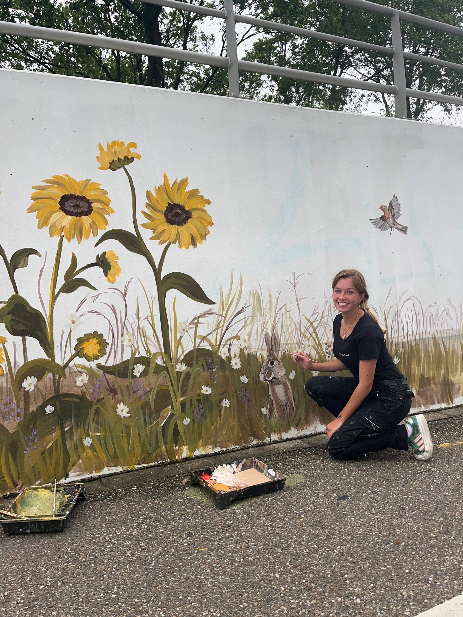 Atelier Iris Bosch muurschilderingen