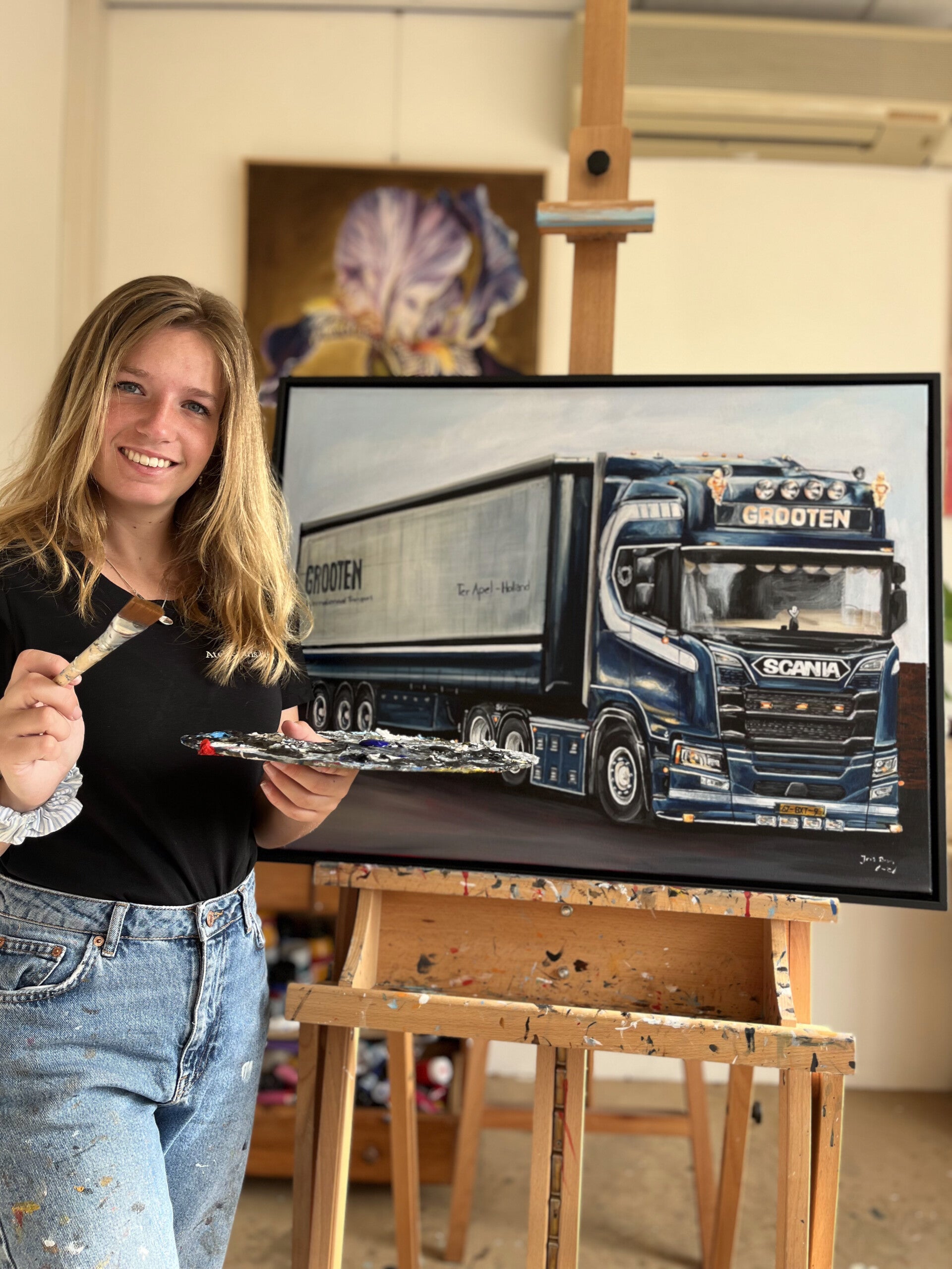 Scania grooten, atelier iris bosch