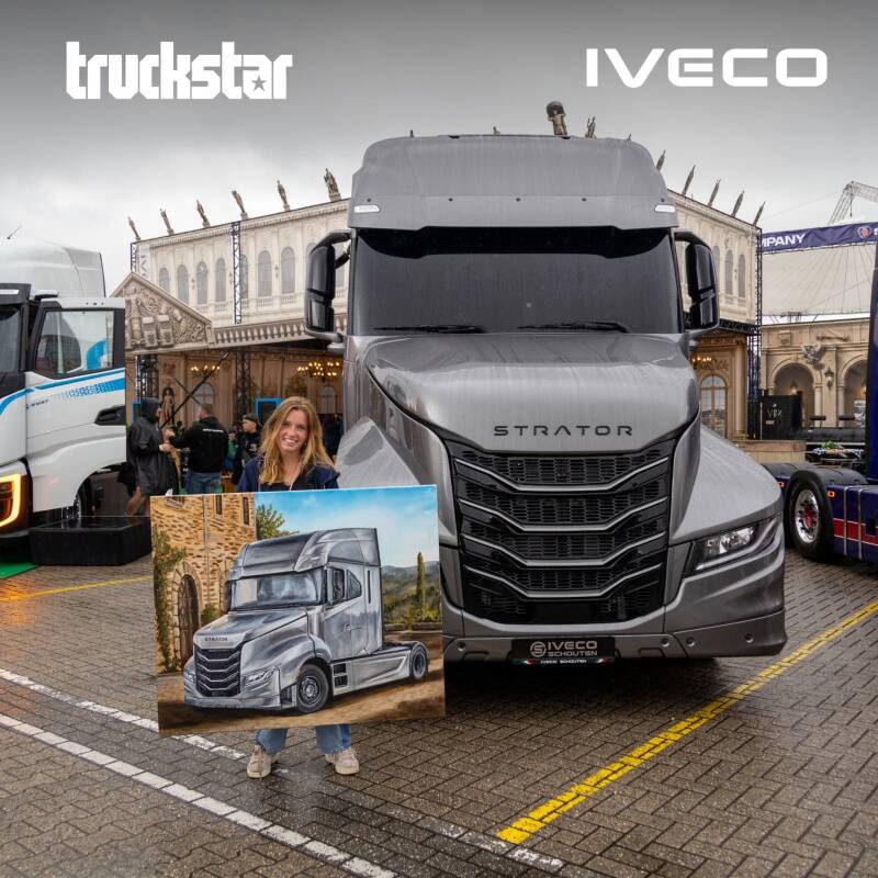iveco truckstar schilderij strator irisbosch