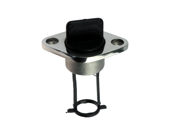 Bunnplugg Nylon m/rustfri plate