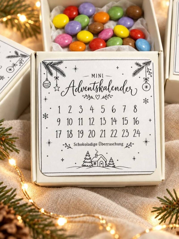 Adventskalender mit Smarties