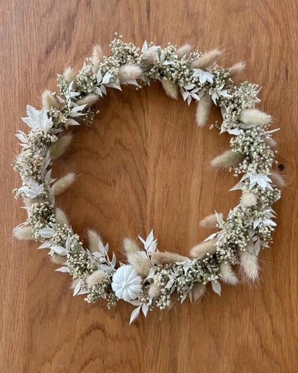 Trockenblumenkranz