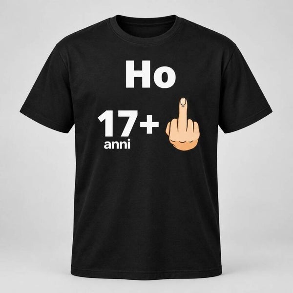 T-shirt 18 anni – “Ho 17+1 anni”
