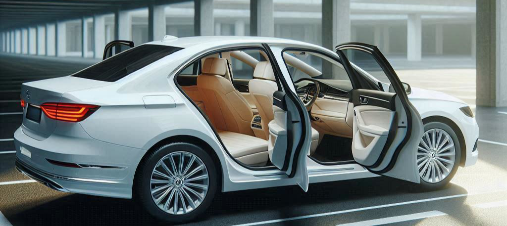 Clean and specious Carrollton Taxi with leather seats