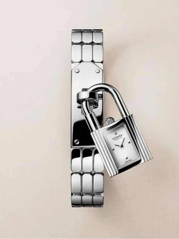 ✨ Hermès Kelly Watch 16mm – Stainless Steel | Brand New | Full Set ✨