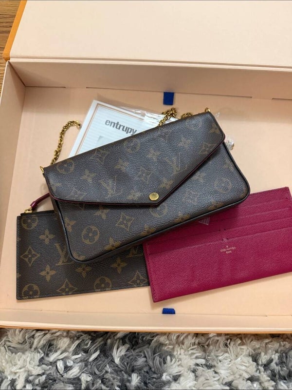 Louis Vuitton Félicie Pochette Monogram Canvas – Fuchsia
