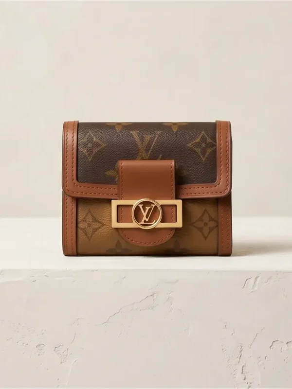 Louis Vuitton Dauphine Wallet Reverse Monogram Canvas