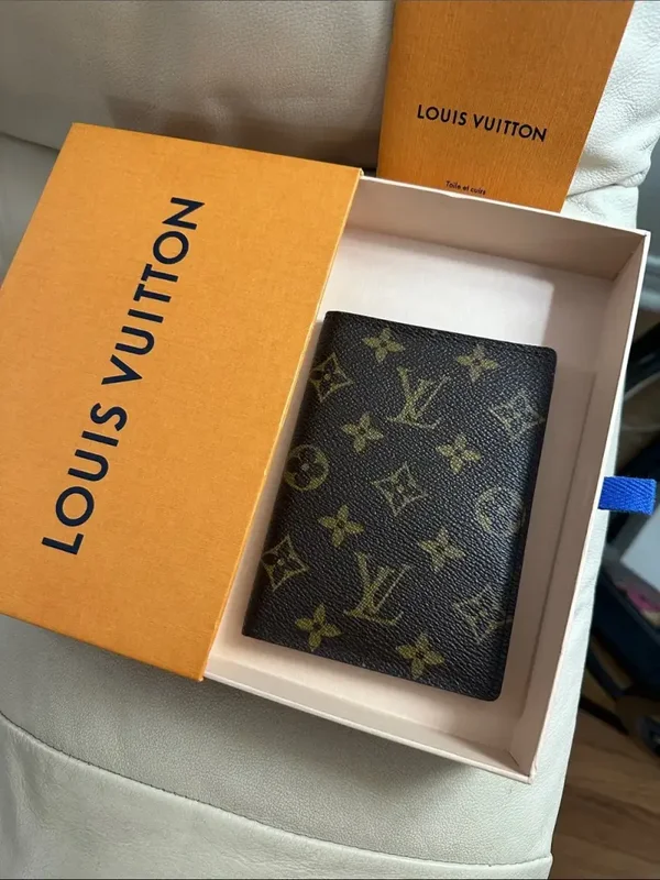 Authentic Louis Vuitton Monogram Passport Holder