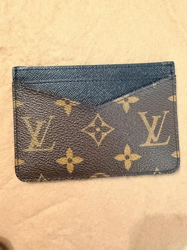 Louis Vuitton Neo Card Holder Monogram Canvas – Black Leather