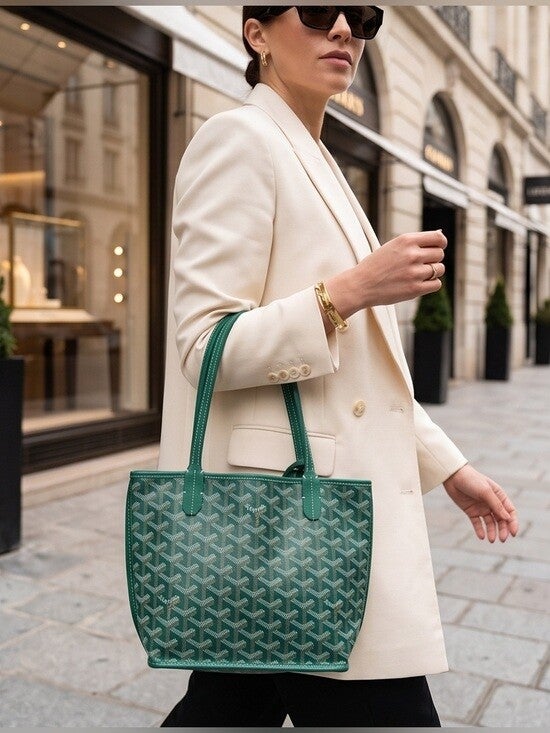 Goyard Mini Anjou Tote – Emerald Green