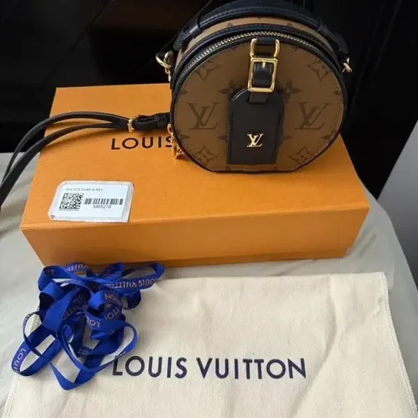 LOUIS VUITTON 2023 Monogram Reverse Mini Boite Chapeau
