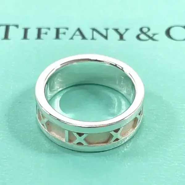 TIFFANY&CO. RING ATLAS SILVER 925