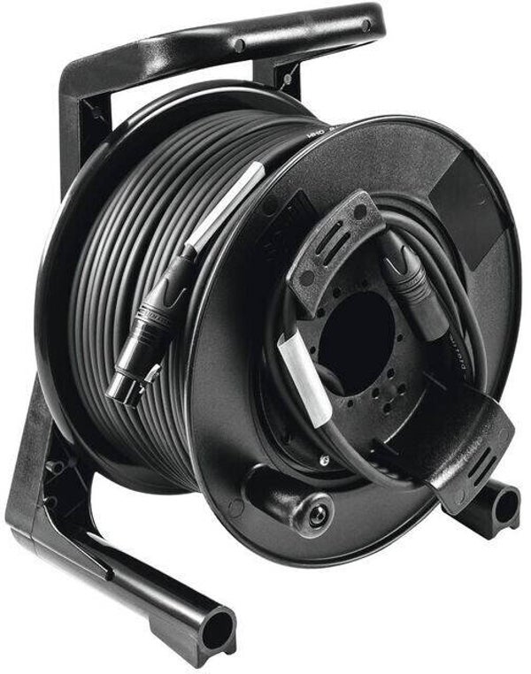 Enrouleur câble XLR 100m