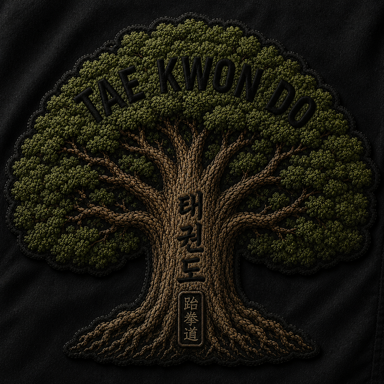 Tae kwon do tree patch