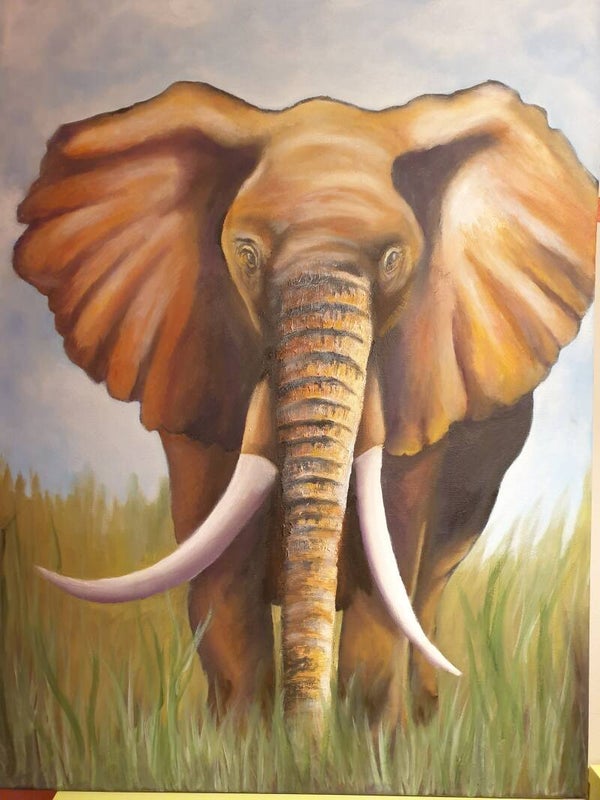 L'Éléphant - Reproduction d'art