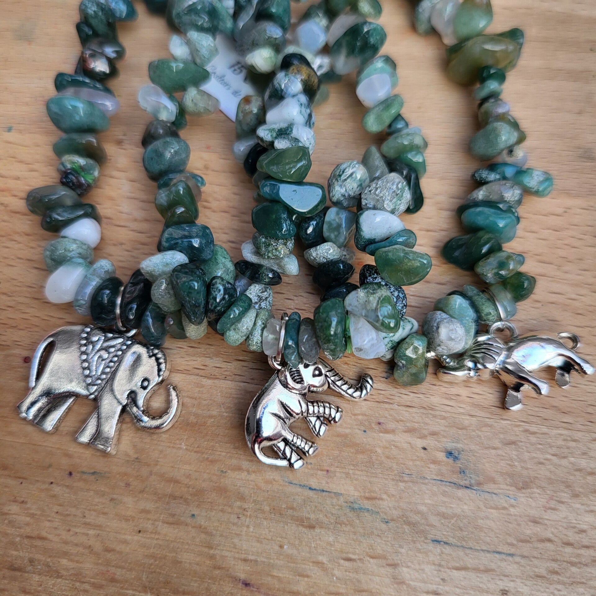 "Serengeti" - Bracelet Agate Mousse