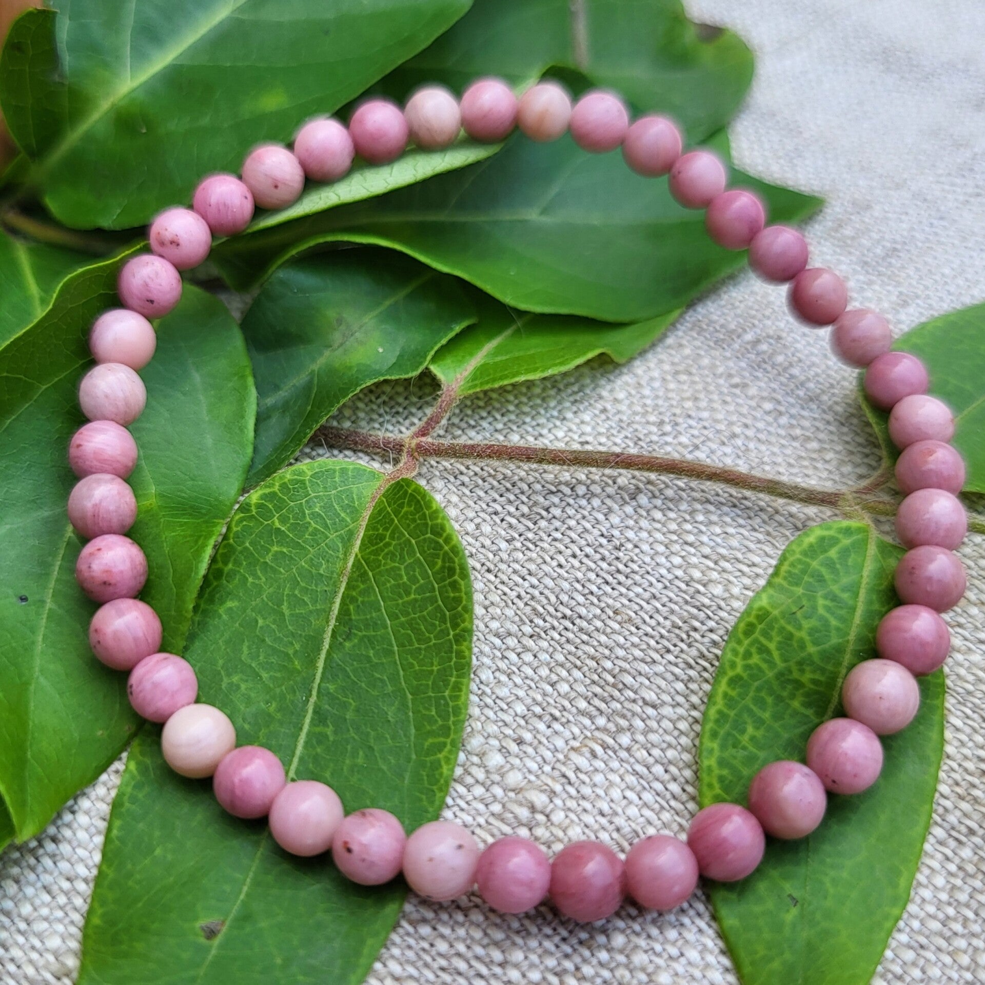 "Simplissime" - Bracelet Rhodonite rose