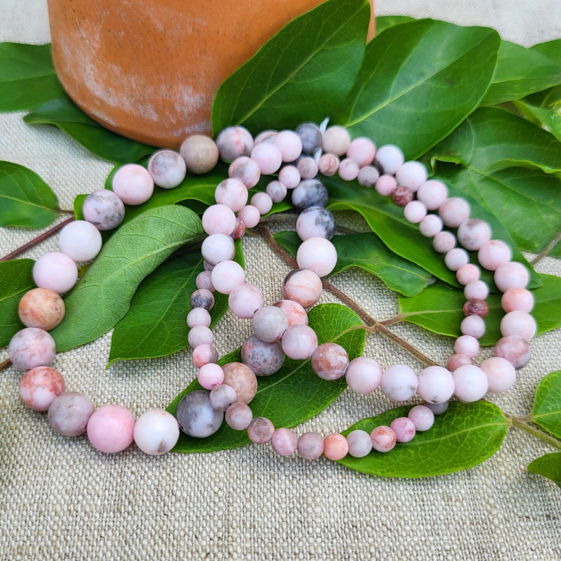 "Simplissime" - Bracelet Jaspe Rose